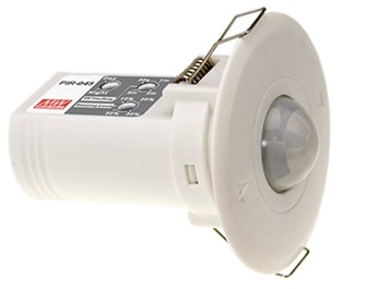 Meanwell PIR-045-DA2 price and specs DALI-2 PIR Motion Sensor powered by DALI Bus 6M range Detection Angle 120˚ ycict