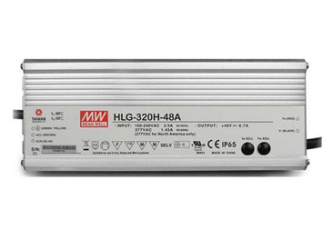 Meanwell HLG-320H-48 price and specs ac dc led driver HLG-320H-48A HLG-320H-48B HLG-320H-48AB HLG-320H-48D ycict