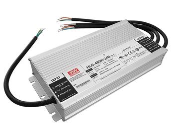 HLG-480H-24 Meanwell HLG-480H price and specs HLG-480H-24A HLG-480H-24B HLG-480H-24AB ac dc led driver power supply ycict