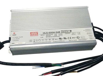 Meanwell HLG-600H-54 price and datasheet 600W AC/DC LED Driver power supply ycict