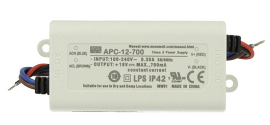 Meanwell APC-12-700 Meanwell APC-12-700 price and specs  12W AC/DC constant current mode single output LED power yccit