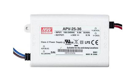 Meanwell APV-25-36 Meanwell APV-25-36 price and specs AC/DC constant voltage mode single output LED power supply ycict