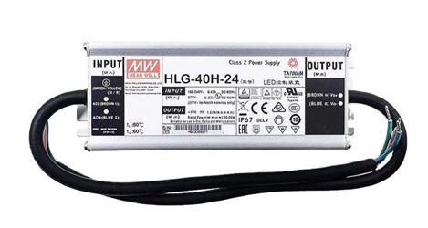 Meanwell HLG-40H-24 Meanwell HLG-40H price and specs ac dc led driver HLG-40H-24A HLG-40H-24B HLG-40H-24AB HLG-40H-24D YCICT