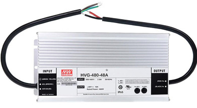 Meanwell HVG-480-48 price and specs 480w AC DC LED Driver Power supply HVG-480-48 A B AB Dx D2 IP67 IP65 YCICT