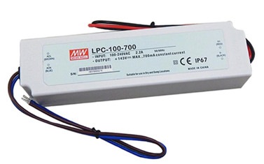 Meanwell LPC-100-700 price and specs Single Output AC/DC LED Power Supply 350/500/700/1050/1400/1750/2100 mA 100w ycict