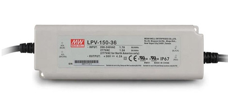 Meanwell LPV-150-36 price and datasheet 150w LPV-150-12 LPV-150-15 LPV-150-24 LPV-150-36 LPV-150-48 IP67 level YCICT