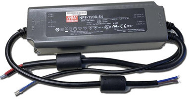 Meanwell NPF-120D-54 Price and Datasheet Single Output AC/DC 120W LED Power NPF-120D-12/15/20/24/30/36/42/48/54 YCICT