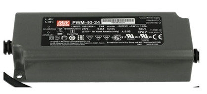 Meanwell PWM-40-24 Price and Specs 40W Constant Voltage PWM Output LED Driver PWM-40-12 PWM-40-36 PWM-40-48 40W YCICT