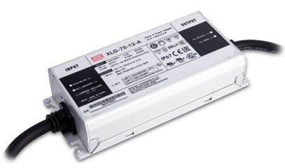 Meanwell XLG-75-12 price and specs 75W Constant Voltage Constant Current LED Driver XLG-75-12 XLG-75-24 XLG-75-L/H YCICT