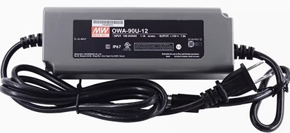 Meanwell OWA-90U-12 price and specs 90W Single Output Moistureproof Adaptor OWA-90U-12 15 20 24 30 36 42 48 54 YCICT