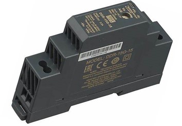 Meanwell DDR-15G-5 price and specs 15W DIN Rail Type DC-DC Converter Width 17.5mm 5V3A15W width only 17.5mm ycict