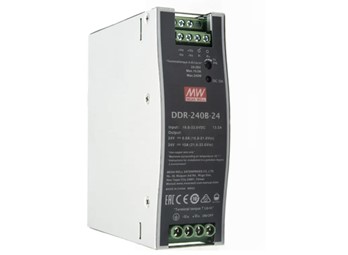 Meanwell DDR-240 price and datasheet 240W DIN Rail DC-DC Converter DDR-240B-24/48 DDR-240C-24/48 DDR-240D-24/48 YCICT