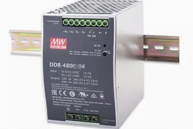 Meanwell DDR-480C price and specs 480W DIN Rail DC-DC Converter DDR-480C-12 DDR-480C-24 DDR-480C-48 85.5mm ycict