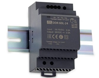 Meanwell DDR-60L price and specs 60W DIN Rail Type DC-DC Converter DDR-60L-5 DDR-60L-12 DDR-60L-15 DDR-60L-24 YCICT