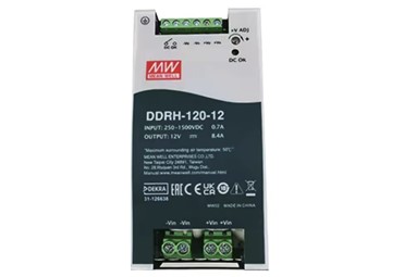 Meanwell DDRH-120-12 price and specs 120W 250~1500Vdc wide Input DIN Rail DC-DC Converter DDRH-120-12/24/32/48 YCICT