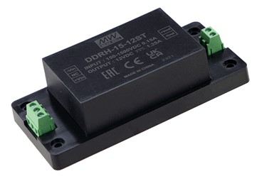 Meanwell DDRH-15-05ST price and specs 15W 150~1500Vdc DC-DC Converter DDRH-15-05 DDRH-15-05P DDRH-15-05DR no fan ycict