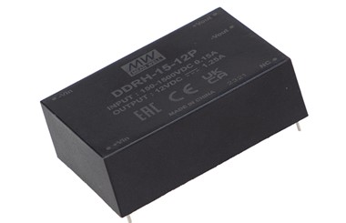 Meanwell DDRH-15-12P price and specs 15W 150~1500Vdc DC-DC Converter DDRH-15-12 DDRH-15-12ST DDRH-15-12DR YCICT