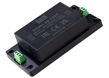 Meanwell DDRH-45-48ST price and specs 45W 150~1500Vdc Input DC-DC Converter DDRH-45-48 DDRH-45-48P DDRH-45-48DR YCICT