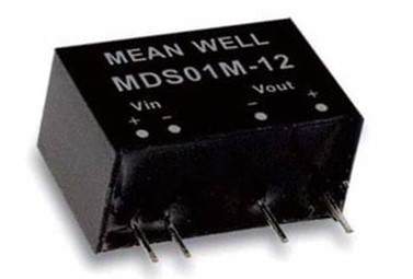 Meanwell MDS01L-12N price and specs 1W SIP Medical Grade Unregulated Converter MDS01L-03N/05N/12N/15N MDS01-N ycict