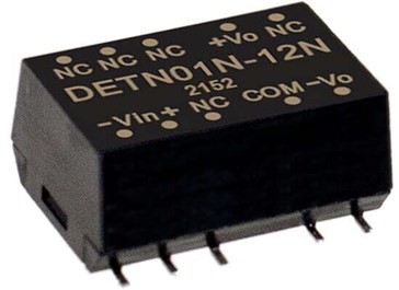 DETN01L-N Meanwell Power Supply 1W SMD DC-DC Unregulated Converter DETN01L-05N DETN01L-12N DETN01L-15N module type YCICT