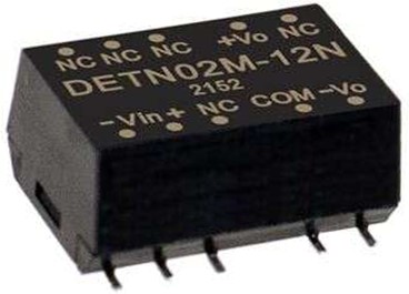 DETN02L-N Meanwell Power Supply 2W SMD DC-DC Unregulated Converter DETN02L-05N DETN02L-12N DETN02L-15N Module type YCICT