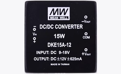 DKE15-12 Meanwell Power Supply 15W DC-DC Regulated Dual Output Converter DKE15A-12 DKE15B-12 DKE15C-12 DKE15 YCICT