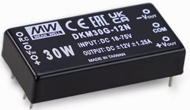 DKM30F-N Meanwell Power Supply 30W DC-DC Regulated Converter DKM30F-12N DKM30F-15N SKM30-N DKM30-N SKM30F-N YCICT