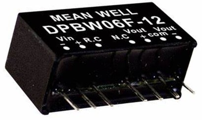 DPBW06F-15 Meanwell power supply 6W DC-DC Converter DPBW06F DPBW06F-05 DPBW06F-12 dual output low cost SPBW06 YCICT