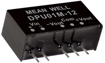 DPU01M-12 Meanwell Power Supply 1W DC-DC Converter DPU01M DPU01M-05 DPU01M-15 short circuit low cost SPU01 DPU01 YCICT