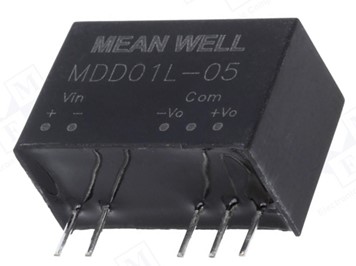 Meanwell MDD01N-05N price and specs 1W SIP DC-DC Medical Converter MDD01N-N MDD01N-12N MDD01N-15N MDS01-N MDD01-N YCICT