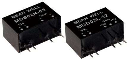 Meanwell MDD02N-N price and specs 2w SIP dc-dc medical Converter MDD02N-05N MDD02N-12N MDD02N-15N 21.6~26.4V ycict