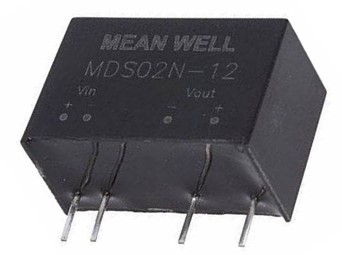 Meanwell MDS02N-12N price and specs 2w dc-dc medical grade Converter MDS02N-03N/05N/12N/15N MDS02-N MDD02-N YCICT