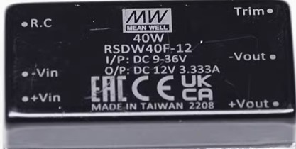 RDDW40F Meanwell Power Supply 40W DIP Package railway DC-DC Converter RDDW40F-12 RDDW40F-15 RSDW40 RDDW40 YCICT