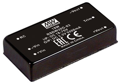 RSDW20G Meanwell Power Supply 20W DIP Reliable DC-DC Converter RSDW20G-03 RSDW20G-05 RSDW20G-12 RSDW20G-15 YCICT