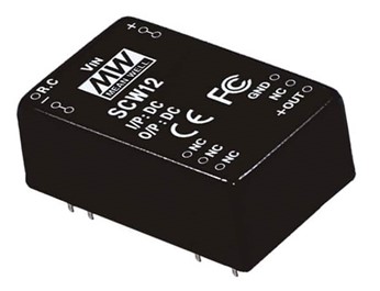 SCW12-12 Meanwell Power Supply 12W DC-DC Regulated Single Output Converter SCW12A-12 SCW12B-12 SCW12C-12 DIP YCICT 