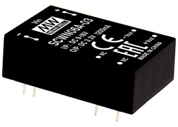 SCWN06B-05 Meanwell Power Supply 6W DC-DC Converter SCWN06B SCWN06B-03 SCWN06B-12 SCWN06B-15 DCWN06 SCWN06 YCICT