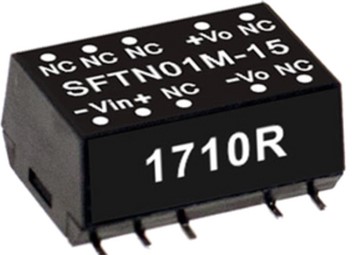 SFTN01M-15 Meanwell power supply 1W DC-DC Converter SFTN01M SFTN01M-05 SFTN01M-09 SFTN01M-15 low cost 15v YCICT