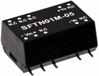 SFTN01M-09N Meanwell power supply DC-DC Unregulated Converter SFTN01M-N SFTN01M-05N SFTN01M-12N SFTN01M-15N YCICT