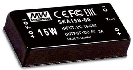 SKA15C-033 Meanwell Power Supply 3.3V DC-DC Single Output DIP Package SKA15-033 SKA15A-033 SKA15B-033 SKA15 YCICT