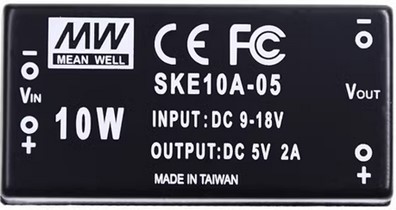 SKE10A-05 Meanwell Power Supply 10W 5V DIP DC-DC Regulated Single Output Converter SKE10-05 SKE10B-05 SKE10C-05 YCICT