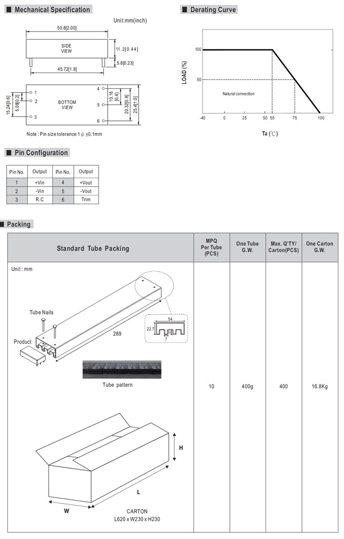 SKM30-05 Meanwell Power Supply 30W DIP Package DC-DC Single Output Converter SKM30A-05 SKM30B-05 SKM30C-05 SKM30 YCICT