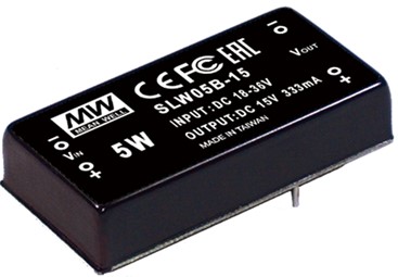 SLW05C-15 Meanwell Power Supply 5W DIP DC-DC Single Output Converter SLW05-15 SLW05A-15 SLW05B-15 SLW05 YCICT