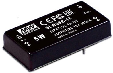 SLW05-05 Meanwell Power Supply 5W DC-DC Regulated Single Output Converter SLW05A-05 SLW05B-05 SLW05C-05 SLW05 YCICT  