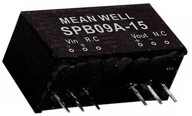 SPB09B-24 Meanwell Power Supply 9W SIP DC-DC Converter SPB09B SPB09B-03 SPB09B-05 SPB09B-12 SPB09B-15 DPB09 YCICT