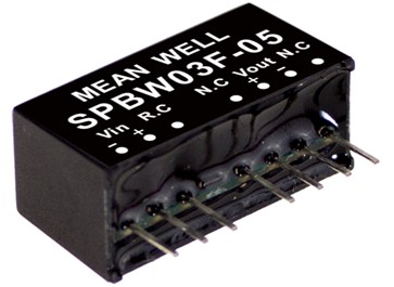 SPBW03G-03 Meanwell power supply 3W DC-DC Converter SIP8 SPBW03G SPBW03G-05 SPBW03G-12 SPBW03G-15 DPBW03 YCICT