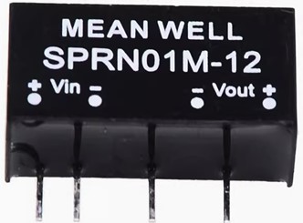 SPRN01L-05 Meanwell Power Supply 1W DC-DC Regulated Converter SIP6 Package SPRN01L SPRN01L-12 SPRN01L-15 DPRN01 YCICT