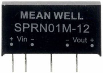 SPRN01M-12 Meanwell Power Supply 1W DC-DC Converter SIP SPRN01M SPRN01M-05 SPRN01M-15 Single output DPRN01 YCICT