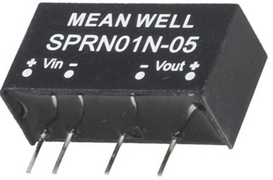 SPRN01N Meanwell Power Supply 1W DC-DC Converter SPRN01N-05 SPRN01N-12 SPRN01N-15 Single Output Low Cost DPRN01 YCICT