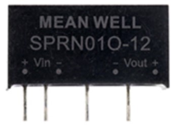 SPRN01O-12 Meanwell Power Supply 1W DC-DC Converter SIP SPRN01O SPRN01O-05 SPRN01O-15 Single Output DPRN01 YCICT