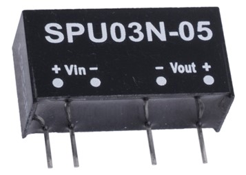 SPU03-05 Meanwell Power Supply 3W DC-DC Unregulated Single Output Converter SPU03L-05 SPU03M-05 SPU03N-05 SPU03 YCICT